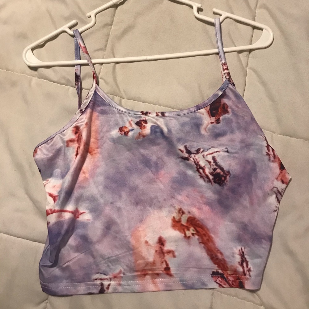 Angel crop tank